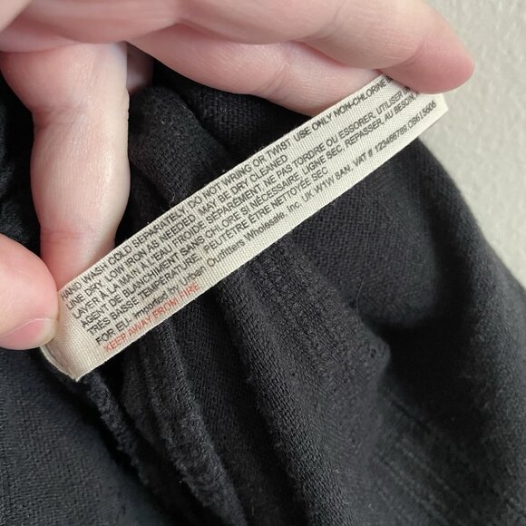 Free People Sz L Cotton Linen Beach Open Back Cutout The Simple Life Maxi Dress - Picture 11 of 14